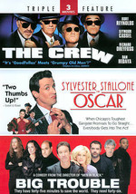 The Crew/Oscar/Big Trouble (DVD, 2012, 2-Disc Set) Drefuss, Reynolds, Stallone - £5.53 GBP