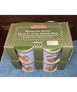 2x Set 12oz. Debbie Mumm WOODLAND SANTA 8 Ceramic Coffee Mugs SAKURA See... - €32,45 EUR