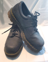 Dr Martens Industrial Steel Toe Boots Size 11 Black Safety Shoe Slip Resistant - £55.75 GBP