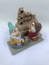 Disney  Snow White &amp; the Seven Dwarfs Figurines. Lil PVC. Possible Cake Topper - £7.00 GBP