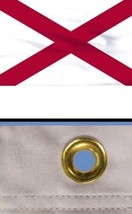 Alabama State Flag 100% Nylon 2x3 Feet Real Brass Grommets Best Quality RTR Bama - £14.19 GBP