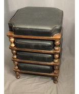 4 Vintage MCM Ethan Allen Style Stacking Foot Stools Ottomans Display - £316.53 GBP