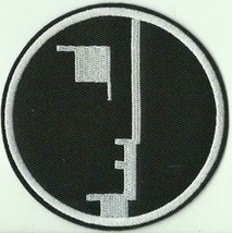 Bauhaus Logo Embroidered IRON/SEW On Patch Circular Peter Murphy - £3.90 GBP