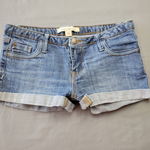 Forever 21 Shorts Women&#39;s Size W26 Blue Jean Medium Wash Shortie Low Ris... - £10.23 GBP