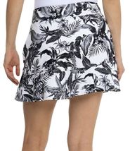 NWT TOMMY BAHAMA TABU JUNGLE BLACK WHITE  Golf Tennis Ruffle Hem Skort S M L XL image 2