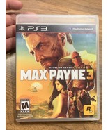Max Payne 3 -Rockstar Games (PlayStation 3 PS3) Complete CIB/Tested/Fast... - $14.72