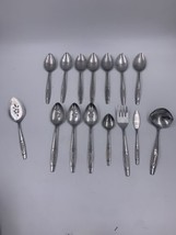 ONEIDA Distinction Deluxe HH ROSE PENDANT 15 Mixed Serving Pieces  - $18.50