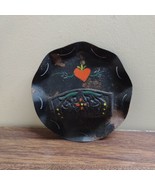 Vintage Painted Tin &amp; Cast Iron Match Box Matchbook Holder Matchbox, Tol... - $13.99