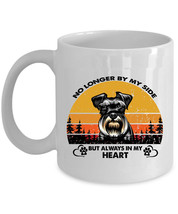 Miniature Schnauzer Dogs Coffee Mug Ceramic Dog Paw Always In My Heart Mugs Gift - £13.37 GBP+