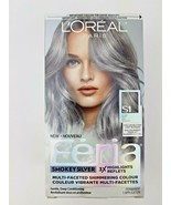 L'Oreal Paris Feria S1 Smokey Silver Grey Multi-Faceted Shimmering Hair Color - $19.38