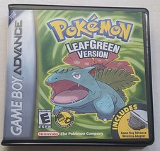Pokémon Leaf Green Version Pokemon CASE ONLY Game Boy Advance GBA Box - £10.96 GBP