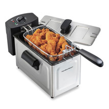 Professional Style Electric Deep Fryer, Frying Basket with Hooks, 1500 W... - $161.96