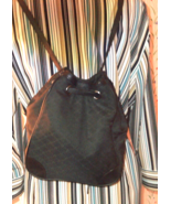 Etienne Aigner Signature Black Back Pack Bag - $35.00