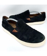 Olukai Womens Pehuea Black Suede Slip On Loafers Sneakers Shoes - Size 10 - $29.95