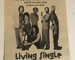 Living Single Series Debut Tv Guide Print Ad Queen Latifah Kim Coles TPA8 - $5.93
