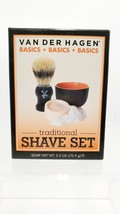 NIB Van Der Hagen Deluxe Shave Soap 2.5 Oz Ceramic Shave Bowl Brush  - €22,31 EUR