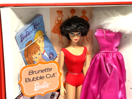 2008 Mattel 50th Anniversary My Favorite Barbie 1962 Brunette Bubble Cut NRFB - £50.84 GBP
