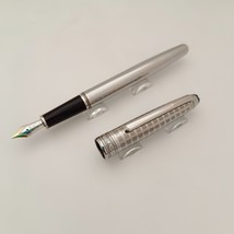 Montblanc Meisterstück Solitaire 144 Stainless Steel Fountain Pen,  Germany - $699.72