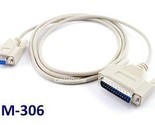 6Ft Db9 Female To Db25 Male Serial Null Modem Cable, Nm-306 - $19.99