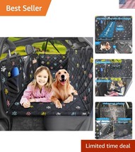 Heavy Duty Dog Backseat Protector with Mesh Window - Fits Cars, SUVs &amp; T... - $94.49