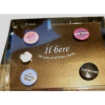 Wine Charms IL bere 4 piece Magnetic Pinot Gris Cabernet  Merlot  Syrah 3 - $15.00