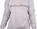 Deadline Grey Dead &amp; Limited Champagne Men&#39;s Crew Neck Sweatshirt Sweate... - $33.74