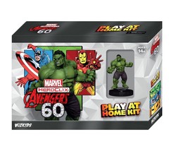 Wizkids/Neca Marvel HeroClix: Avengers 60th Anniversary Play at Home Kit... - $22.15
