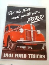 1941 Ford Trucks Advertising fold out Poster point of Sale Dealership OR... - $29.65