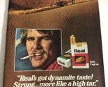vintage Real Cigarettes Print Ad  R. J. Reynolds Advertisement 1978 pa1 - £7.88 GBP