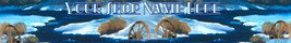 Web Banner Wagon Wheel Snow Stream Custom Created 112a - £5.50 GBP