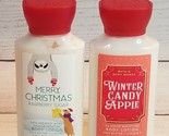Bath &amp; Body Works 3oz Lotion Merry Christmas Raspberry Sugar Winter Cand... - $14.80