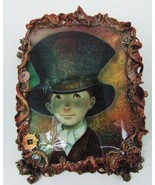 One of a Kind Fedoskino Russian Lacquer Box &quot;Boy in a Top Hat &quot; by Shenshin - $14,473.67 MXN
