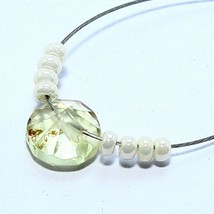 Lemon Quartz Mother Of Pearl Beads Natural Briolette Loose Gemstone Jewelry - £2.08 GBP