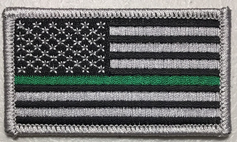 Thin Green Line patch  honoring Border Security Forces - $3.99