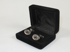 Men J.Valintin Cufflinks by Vitorofolo for French Cuff Shirt V35-32 White Gold image 3