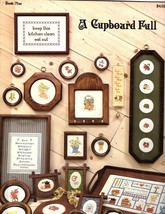 A Cupboard Full  Vintage 1978 Cross Stitch Pattern Book  28 Designs - £4.39 GBP