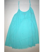 NWT New Designer Natori Womens S Chiffon Chemise Aqua Blue Night Gown Si... - £150.35 GBP