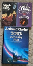 Arthur C Clarke 3 book lot: 2010 HC, Earthlight pb, Tales From The White... - $276.24 MXN