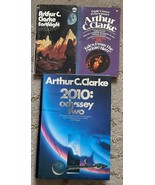 Arthur C Clarke 3 book lot: 2010 HC, Earthlight pb, Tales From The White... - $20.99 CAD