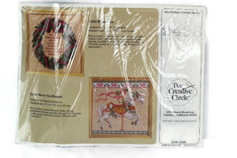 The Creative Circle 1990 Merry-Go-Round  Carousel Horse Cross Stitch Kit 2438 - $12.86