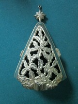 Kirk Stieff Christmas Ornament Silverplate Box For Lenox - £35.60 GBP