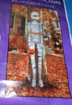 New Tree Decoration Halloween 60&quot; X 14&quot; Mummy Holding  Pumpkin - $4.95