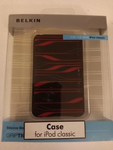 Belkin F8Z391 Black With Red Accents Silicone Sleve Case For iPod Classi... - £19.66 GBP