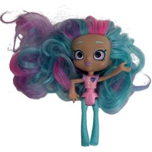 Shopkins Pink Rainbow Hair Heart Figure Girl Doll Lacks Shoes Clothes 5&quot; H1 - $5.00
