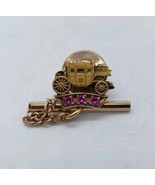 Fisher Body Pin 10K Gold Employee Service Award GM  3 Rubies  5  yr Vintage - $79.19