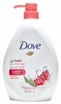 2 Pack Dove Go Fresh Revive Body Wash, Pomegranate And Lemon 800ml Each - £35.48 GBP