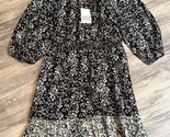 Boho Floral Knox Rose Women&#39;s Bubble Sleeve A-Line Black M Target Black ... - $16.44