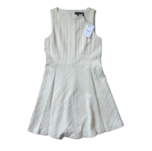 NWT Theory Classic Flare in Off-White Cailen Tweed Sleeveless Dress 10 $265 - £57.59 GBP