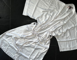 Victoria&#39;s Secret 34D,36B BRA SET+garter skirt+ROBE white silver mint SEDUCTION - £213.16 GBP
