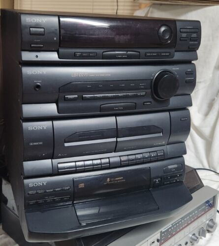 Sony LBT-D270 Shelf Stereo CD Cassette Compact System As Is Powers Up PA... - $34.99